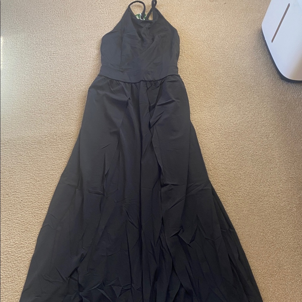 LARGE. HALARA BREEZEFUL BACKLESS SPLIT LEG TIE JU… - image 4